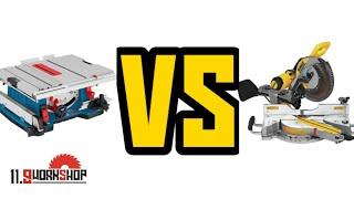 Table Saw VS Miter Saw | Gene Caralde 11.9 Workshop