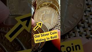 Rare Old Silver Coin Was Hiding In Bank Roll! #silver #coin
