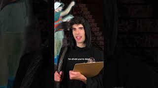 Grim Reaper visits a ghost #shorts #halloween