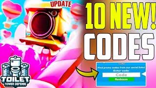 UPDATE TOILET TOWER CODES 2025 -TOILET TOWER DEFENSE CODES - CODES FOR TTD