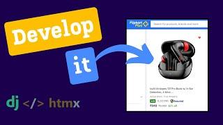 Flipkart Style Wishlist with Django & HTMX Full Tutorial