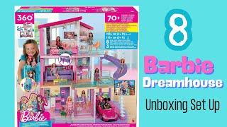 Barbie Dream House Collection: 8 Dollhouse Unboxing Set Up