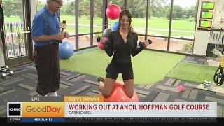 Cody's Caravan:  Working Out At Ancil Hoffman Golf Course