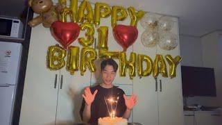 My Korean husband experienced his first birthday party in 31 years.