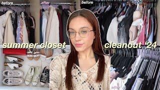 2024 summer closet cleanout!