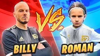 DAD vs SON FOOTBALL BATTLE!  FT. Billy Wingrove & Roman Wingrove 