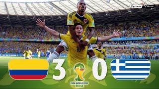 Colombia 3 x 0 Grecia ● Copa del Mundo 2014 Resumen y Goles HD