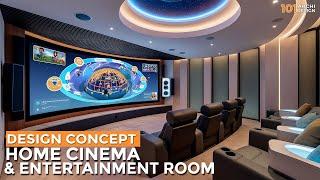 Next-Gen Home Cinema: Innovative Hi-Tech Entertainment Room Design Concepts