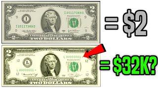 $2 Bills Worth Money! Rare Paper Money you can find!