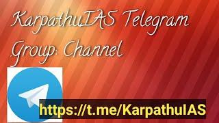 Karpathu IAS Telegram All Materials / files / Notifications