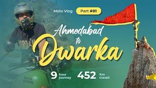 Ahmedabad To Dwarka || Moto vlog || 452 km Bike Trip || Royal Enfield Meteor 350.