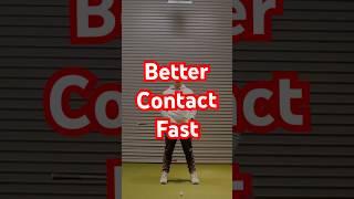 Better contact fast! Do this for pure contact! #golf #improveyourgolf #golftechnique #golfskill