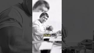 What was Arnold’s PROTEIN intake?  #protein #steak #eggs #gym #arnold #motivation #bodybuilding
