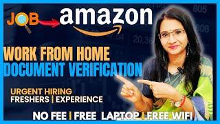 Document Verification Job | Amazon | Work From Home Jobs 2024  | Amazon Recruitment 2024 |  Freshers