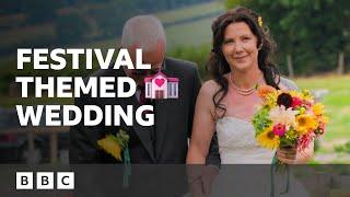 Turning a farm into a festival wedding  | Ultimate Wedding Planner - BBC