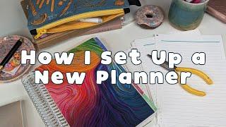 Setting Up My New 2025 Planner | Uncoiling & Light Changes