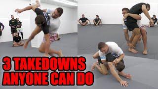 3 Simple Takedowns from Rear Body Lock | Nicky Rod B-Team Technique