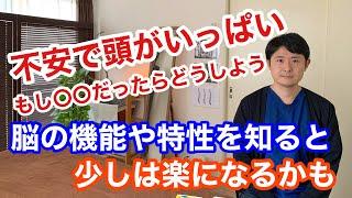 不安や心配ごとで頭がいっぱいな人は脳機能や脳の人格を知ることで少し楽になるかもしれません。