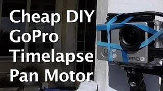 GoPro Time Lapse Motor -DIY Low Budget