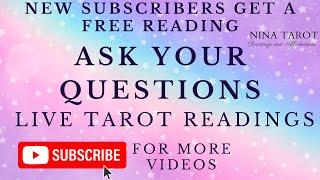 ️LIVE Free Tarot Readings️Ask Your Questions in the Comments️ #freetarot #tarotlivestream