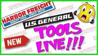 NEW Harbor Freight Tools LIVE!!!