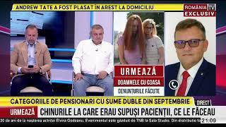 60 DE MINUTE cu Dragoș Bistriceanu, 22.08.2023. Dezbatere naţională despre majorarea pensiilor