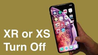 iPhone XS & XR How to Turn OFF and Restart!