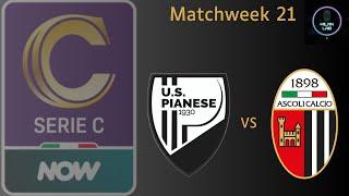 U.S. Pianese vs Ascoli Calcio 1898 F.C. | Serie C | LIVE