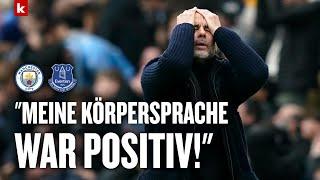 Frustriert? Pep Guardiola widerspricht Reporter: "Das ist nicht wahr!" | Manchester City