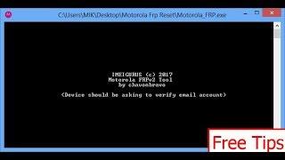 Motorola Frp Reset Tool  2018