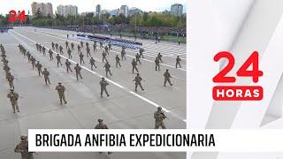 Brigada Anfibia Expedicionaria de la Armada de Chile se hizo presente en la Parada Militar