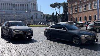 PREMIER GIORGIA MELONI SCORTA POLIZIA DI STATO/MOTORCADE ITALIAN PRIME MINISTER GIORGIA MELONI