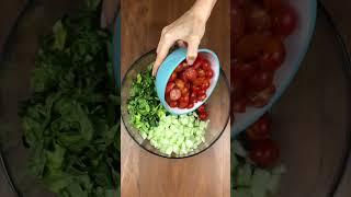 Ensalada Griega, Receta Fácil y Deliciosa! #salud #alimentosaludable #recetas