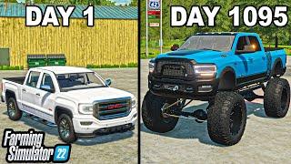 I SPENT 3 YEARS BUILDING A DEALERSHIP WITH $0 AND A TRUCK | Farming Simulator 22