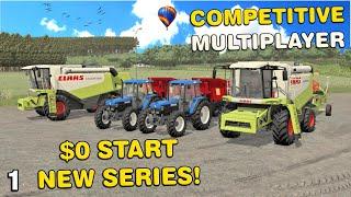 STARTING WITH $0 IN NORTHERN IRELAND Competitive Multiplayer Ladyhill FS25 Ep1