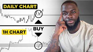 LEARN THIS SIMPLE FOREX DAY TRADING STRATEGY 2023 | How to MASTER Multiple Time Frame Analysis 