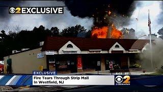 4-Alarm Fire Rips Through Westfield Strip Mall