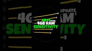 ob44 update free fire sensitivity for 4gb ram || Free Fire Sensitivity