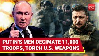 Putin’s Blitz Unleashes Mass Destruction: Troops Annihilated, Tanks Torched, Weapons Crushed | Watch