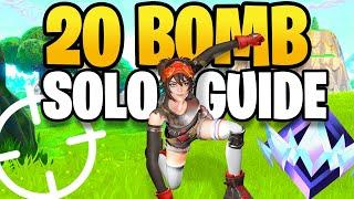 How To Drop SOLO 20 BOMBS!!! (Fortnite Reloaded)