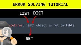 TypeError : 'list' object is not callable  Solved in Python