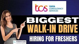 TCS Walk-in Interview Drive 2025 : TCS Walk-in 2025 Hiring for Freshers | TCS Walk-in Drive 2025