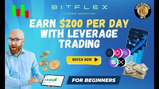 How I Trade Crypto On BITFLEX And Make $200 Per Day! Leverage Trading Explained Step-By-Step!