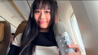 public ASMR in an airplane ༄˖°.️.ೃ࿔*:･