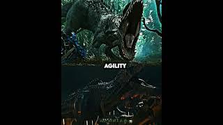 Indominus rex vs giganotosaurus #wisedit #jurassicworld