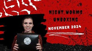 Night Worms Book Box November 2024 Unboxing | Violet Prynne