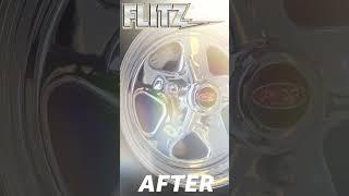 Hot Rod Wheel Brilliance: FLITZ's Expert Cleaning and Polishing