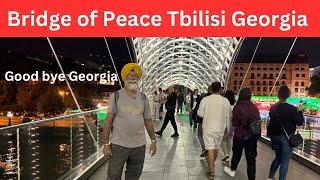 Tbilisi Freedom Square and Bridge of Peace I Kutaisi-Tbilisi train journey @harjit29464