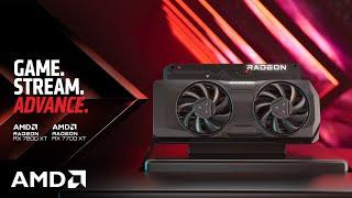 AMD Radeon™ RX 7800 XT and RX 7700 XT | Game. Stream. Advance.