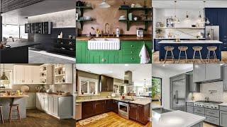 Kitchen Cabinet Colors Ideas | Kitchen Cabinet Color Combinations | Modular Kitchen Colors & Ideas